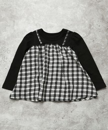 la poche biscuit（ラポシェビスキュイ）の「ふんわりキャミドッキング長袖T（Tシャツ/カットソー）」