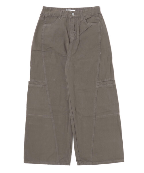 urge:(アージコロン )の「【URGE:】ワイド カーゴ パンツ(カーゴパンツ・レディース・グレー・SMALL/MEDIUM/LARGE/X-LARGE)」の3枚目の写真