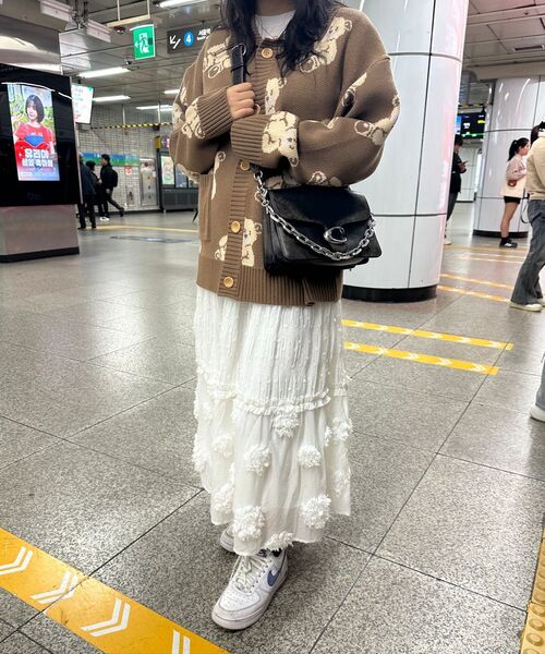 MAINBOOTH(メインブース)の「Teddy Bear Cardigan(COCOA)(カーディガン/ボレロ・レディース・その他・ONE SIZE)」の10枚目の写真