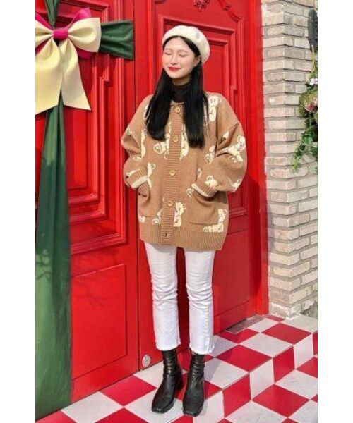 MAINBOOTH(メインブース)の「Teddy Bear Cardigan(COCOA)(カーディガン/ボレロ・レディース・その他・ONE SIZE)」の12枚目の写真