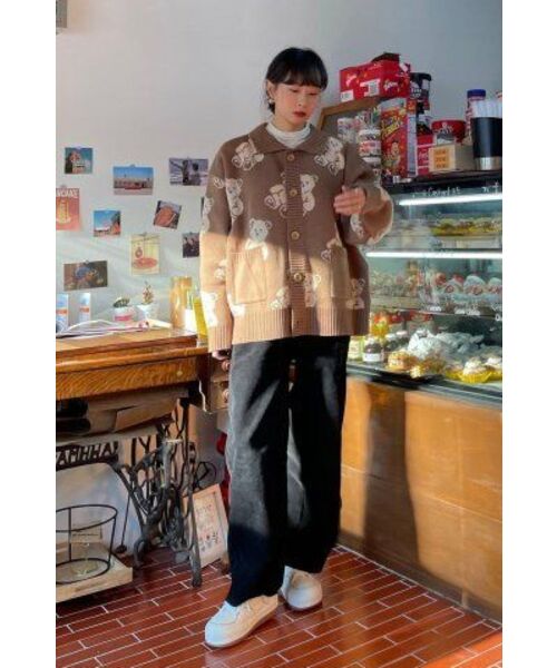 MAINBOOTH(メインブース)の「Teddy Bear Cardigan(COCOA)(カーディガン/ボレロ・レディース・その他・ONE SIZE)」の13枚目の写真