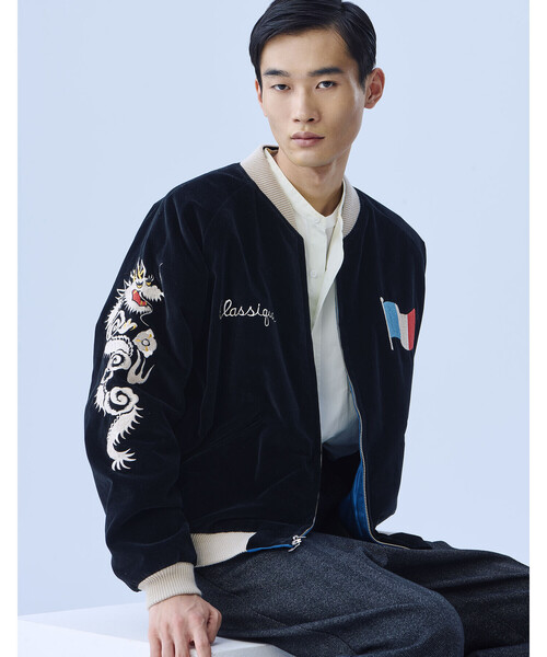 TAILOR TOYO（テーラートウヨウ）の「TAILOR TOYO | 〈別注〉リバーシブル スーベニアジャケット MEN（スカジャン・メンズ・ブラック・XL/L/XXL）」の7枚目の写真