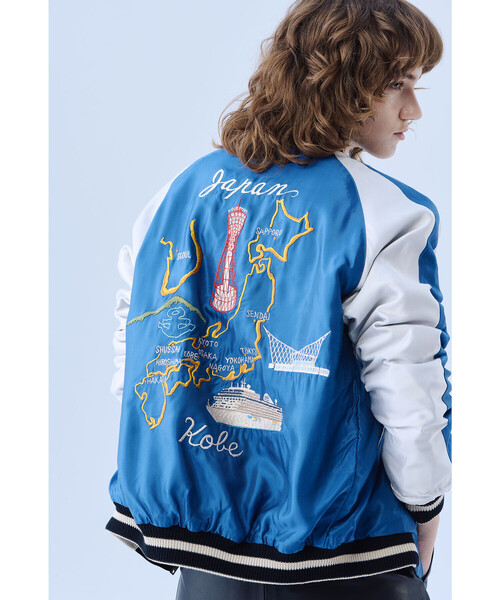 TAILOR TOYO（テーラートウヨウ）の「TAILOR TOYO | 〈別注〉リバーシブル スーベニアジャケット MEN（スカジャン・メンズ・ブラック・XL/L/XXL）」の10枚目の写真