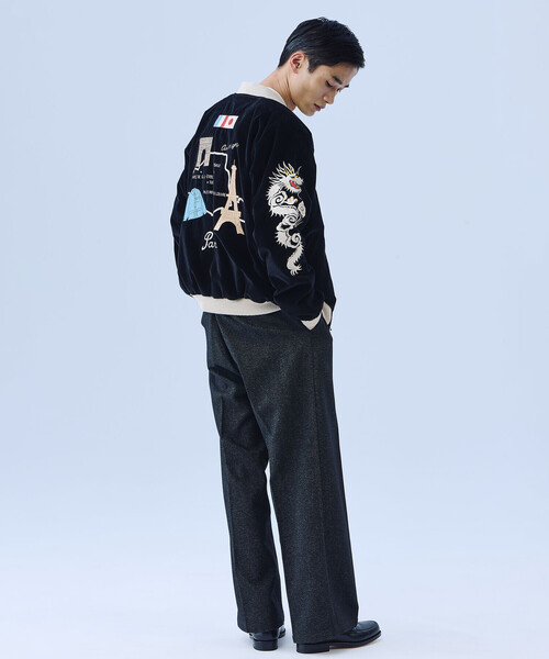 TAILOR TOYO（テーラートウヨウ）の「TAILOR TOYO | 〈別注〉リバーシブル スーベニアジャケット MEN（スカジャン・メンズ・ブラック・XL/L/XXL）」の5枚目の写真