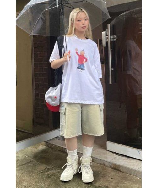 MAINBOOTH（メインブース）の「[パトワマット] マットTシャツ(ホワイト)（Tシャツ/カットソー・レディース・その他・2/3）」の8枚目の写真