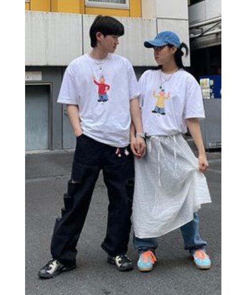 MAINBOOTH（メインブース）の「[パトワマット] マットTシャツ(ホワイト)（Tシャツ/カットソー・レディース・その他・2/3）」の2枚目の写真