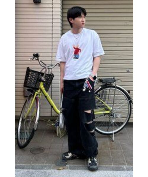 MAINBOOTH（メインブース）の「[パトワマット] マットTシャツ(ホワイト)（Tシャツ/カットソー・レディース・その他・2/3）」の3枚目の写真