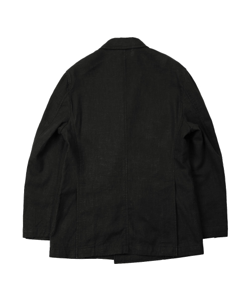sortie(ソルティ)の「6B Linen Washed Double Jacket (Black)(テーラードジャケット・メンズ・その他・LARGE/MEDIUM/X-LARGE)」の2枚目の写真