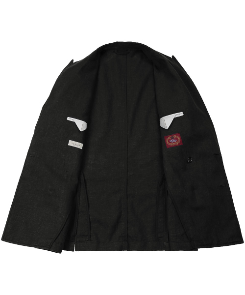 sortie(ソルティ)の「6B Linen Washed Double Jacket (Black)(テーラードジャケット・メンズ・その他・LARGE/MEDIUM/X-LARGE)」の3枚目の写真