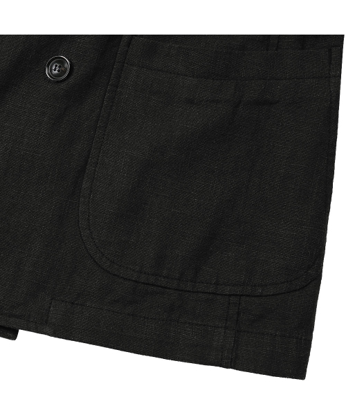 sortie(ソルティ)の「6B Linen Washed Double Jacket (Black)(テーラードジャケット・メンズ・その他・LARGE/MEDIUM/X-LARGE)」の7枚目の写真