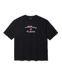 メリフレス 半袖Tシャツ (ブラック)