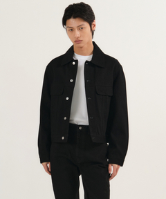 DANTON / ノーカラー フリース ジャケット（ノーカラージャケット