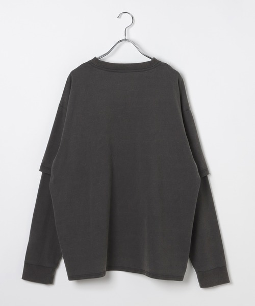 PAGEBOY（ページボーイ）の「ネオンロゴレイヤードロンＴ（Tシャツ/カットソー・レディース・ベージュ/オフホワイト/ブラック・FREE）」の14枚目の写真