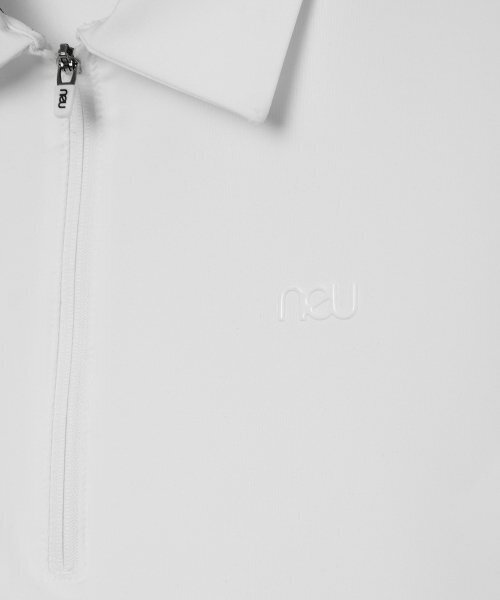 NEU GOLF(エヌイーユーゴルフ)の「ハーフジップTシャツ - ホワイト(ポロシャツ・レディース・その他・LARGE/MEDIUM/SMALL)」の10枚目の写真