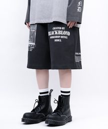 BLACK BLOND（ブラック ブロンド）の「Vivid No Sympasi Sweatshorts (Black)（その他パンツ）」