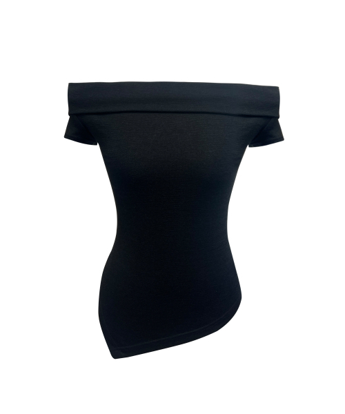 SETSETSET(セットセットセット)の「OFF SHOULDER KNIT TOP BLACK(ニット/セーター・レディース・その他・MEDIUM/SMALL)」の2枚目の写真