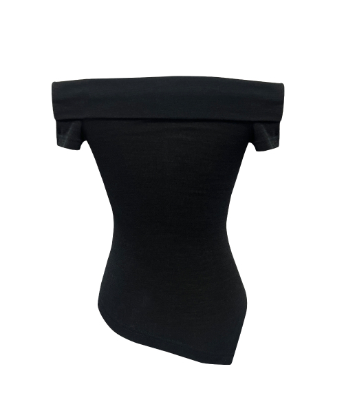 SETSETSET(セットセットセット)の「OFF SHOULDER KNIT TOP BLACK(ニット/セーター・レディース・その他・MEDIUM/SMALL)」の3枚目の写真