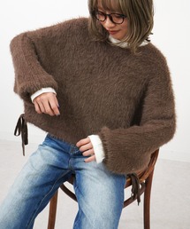 gossara | 裾リボンワイドニットPO(ニット/セーター)