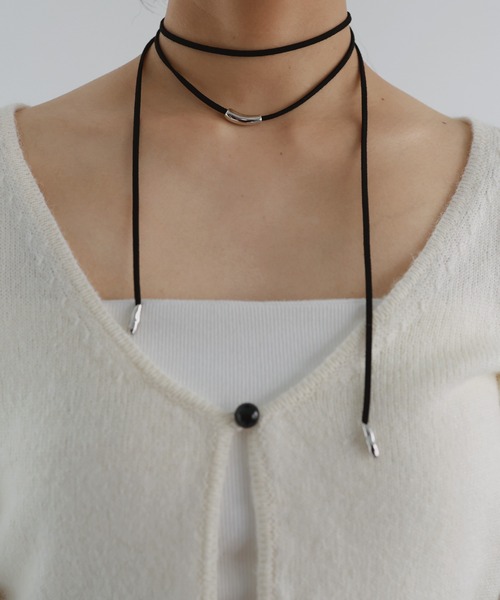 hellam（へラム）の「ロングチョーカーネックレス（チョーカー・レディース・シルバー・FREE）」の9枚目の写真