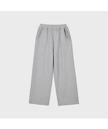 Frill Wide Pants (Gray)