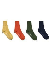 YARNWORKS（ヤーンワークス）の「WORK0 vintage athletic thick basic socks color pack - 4 colors（ソックス/靴下・メンズ）」