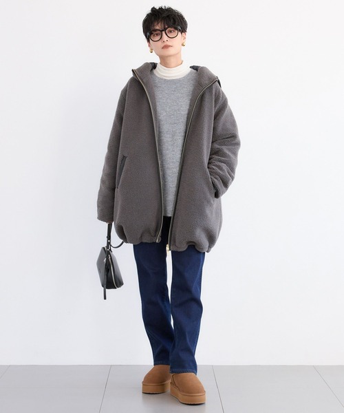 セール】BARNYARDSTORM / ボアフーディーコート（その他アウター