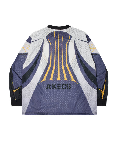 AKECII(アケシ)の「スピディメッシュジャージロングスリーブ-グレー(Tシャツ/カットソー・メンズ・その他・MEDIUM/LARGE)」の7枚目の写真
