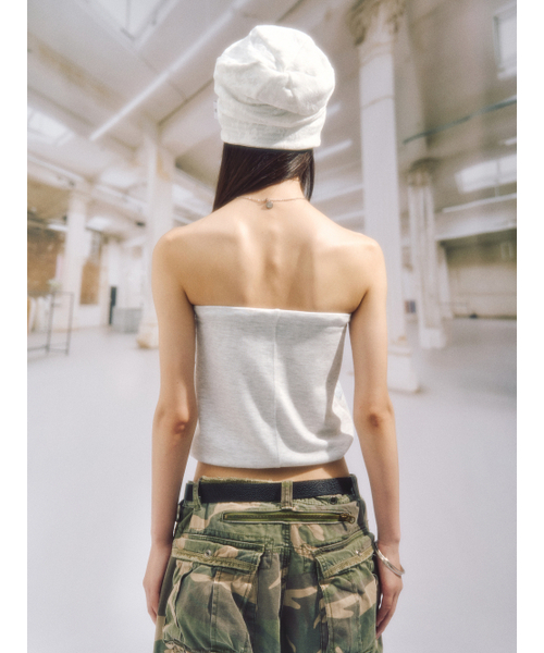 SOMSOC(ソムソック)の「NITH 2WAY PRINTED TOP_WM.GREY(Tシャツ/カットソー・レディース・その他・FREE)」の2枚目の写真