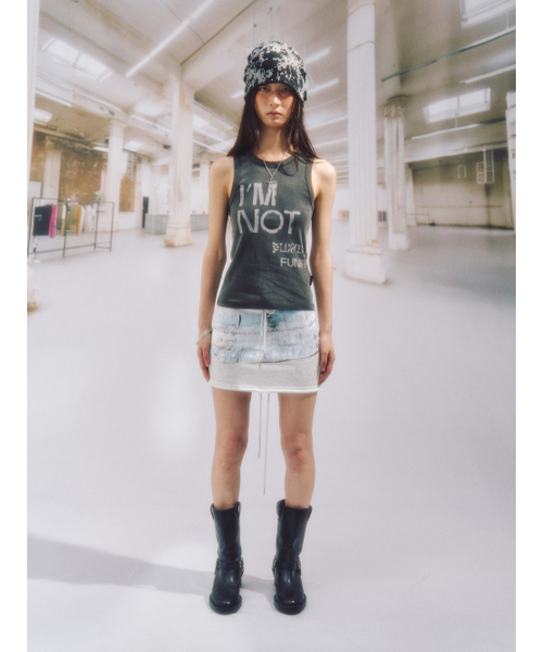 SOMSOC(ソムソック)の「NITH 2WAY PRINTED TOP_WM.GREY(Tシャツ/カットソー・レディース・その他・FREE)」の6枚目の写真