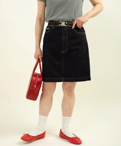 My Fav. CHILD WOMAN（マイファブチャイルドウーマン）の「11.36OZムラ糸デニム ミニスカート（デニムスカート・レディース・ネイビー・38/36）」の11枚目の写真