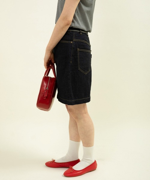 My Fav. CHILD WOMAN（マイファブチャイルドウーマン）の「11.36OZムラ糸デニム ミニスカート（デニムスカート・レディース・ネイビー・38/36）」の12枚目の写真