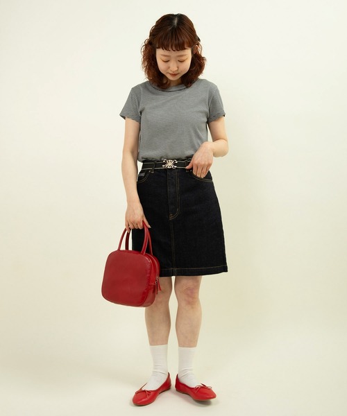 My Fav. CHILD WOMAN（マイファブチャイルドウーマン）の「11.36OZムラ糸デニム ミニスカート（デニムスカート・レディース・ネイビー・38/36）」の15枚目の写真