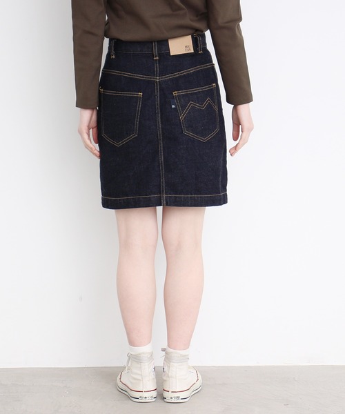 My Fav. CHILD WOMAN（マイファブチャイルドウーマン）の「11.36OZムラ糸デニム ミニスカート（デニムスカート・レディース・ネイビー・38/36）」の20枚目の写真