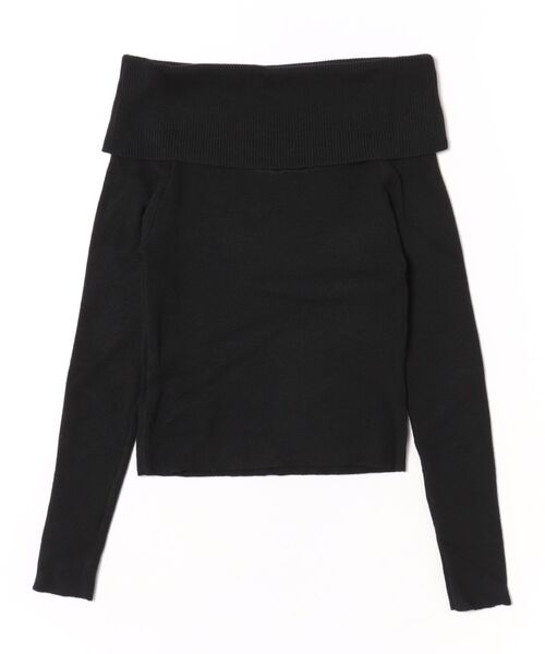LUDICRUM(ルーディクルム)の「Off shoulder knit top(ニット/セーター・レディース・アイボリー/ブラック/ボルドー・FREE)」の5枚目の写真