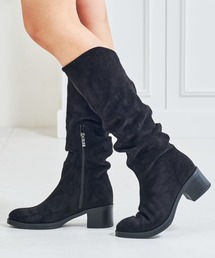 MISCH MASCH | 2025秋冬新作 一部店舗限定 スエードルーズフィットロングブーツ(ブーツ)