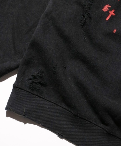 THRIFTY LOOK(スリフティールック)の「THRIFTY LOOK / スリフティールック WORN-OUT 'RAGE AGAINST THE MACHINE' HOODIE レイジアゲインストザマシーン(パーカー・メンズ・ブラック/マルーン・LARGE/X-LARGE)」の13枚目の写真