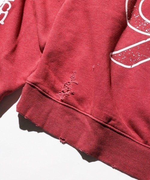 THRIFTY LOOK(スリフティールック)の「THRIFTY LOOK / スリフティールック WORN-OUT 'RAGE AGAINST THE MACHINE' HOODIE レイジアゲインストザマシーン(パーカー・メンズ・ブラック/マルーン・LARGE/X-LARGE)」の22枚目の写真