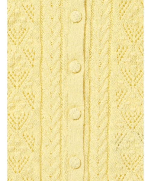Levi's（リーバイス）の「Levi's/リーバイス PAULINE  ポインテールショートスリーブカーディガン（カーディガン/ボレロ・レディース・イエロー・M/S/XS）」の8枚目の写真