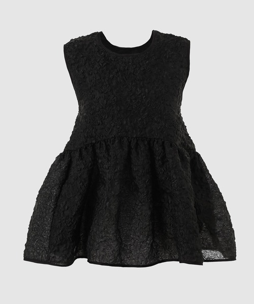 CECILIE BAHNSEN(セシリー バンセン)の「SLEEVELESS TOP WITH TIED RACER BACK(シャツ/ブラウス・レディース・ブラック・8/6)」の1枚目の写真