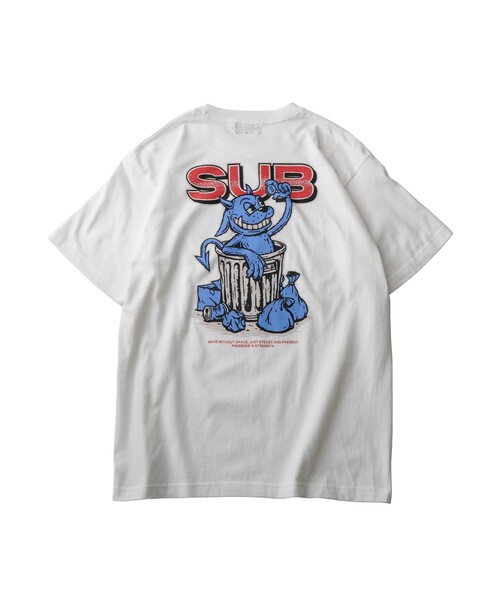 Subciety(サブサエティ)の「Dustbox tee(Tシャツ/カットソー・メンズ・ホワイト/ブラック/グレー・SMALL/MEDIUM/LARGE/X-LARGE/XX-LARGE)」の22枚目の写真