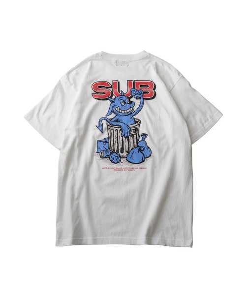 Subciety(サブサエティ)の「Dustbox tee(Tシャツ/カットソー・メンズ・ホワイト/ブラック/グレー・SMALL/MEDIUM/LARGE/X-LARGE/XX-LARGE)」の5枚目の写真