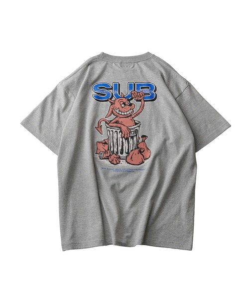 Subciety(サブサエティ)の「Dustbox tee(Tシャツ/カットソー・メンズ・ホワイト/ブラック/グレー・SMALL/MEDIUM/LARGE/X-LARGE/XX-LARGE)」の7枚目の写真