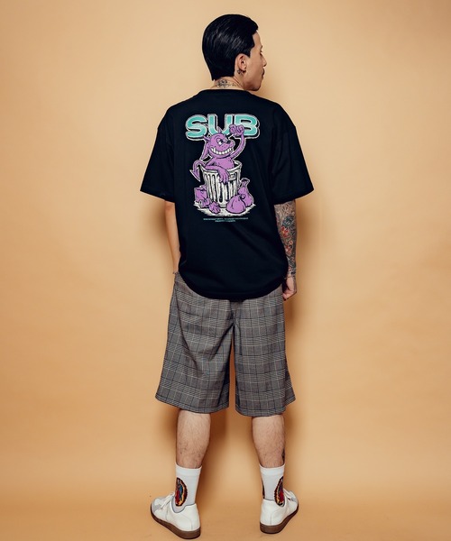 Subciety(サブサエティ)の「Dustbox tee(Tシャツ/カットソー・メンズ・ホワイト/ブラック/グレー・SMALL/MEDIUM/LARGE/X-LARGE/XX-LARGE)」の14枚目の写真