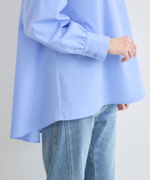 KATHARINE ROSS（キャサリンロス）の「【KATHARINE ROSS】レイヤードシャツ（シャツ/ブラウス・レディース・ライトグレー/オフホワイト/ブルー・MEDIUM）」の13枚目の写真