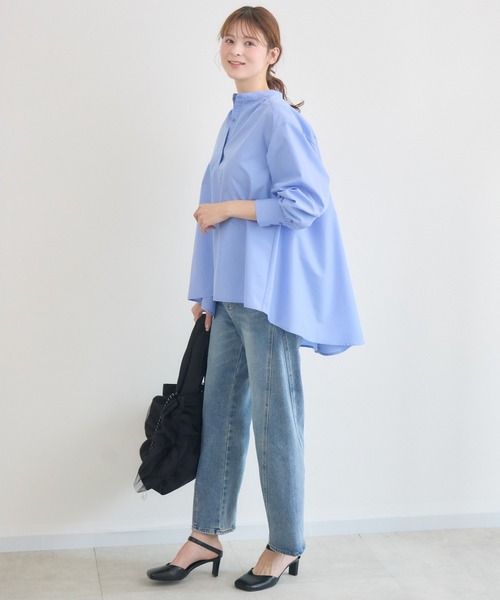 KATHARINE ROSS（キャサリンロス）の「【KATHARINE ROSS】レイヤードシャツ（シャツ/ブラウス・レディース・ライトグレー/オフホワイト/ブルー・MEDIUM）」の21枚目の写真