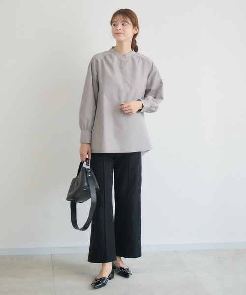 KATHARINE ROSS（キャサリンロス）の「【KATHARINE ROSS】レイヤードシャツ（シャツ/ブラウス・レディース・ライトグレー/オフホワイト/ブルー・MEDIUM）」の4枚目の写真