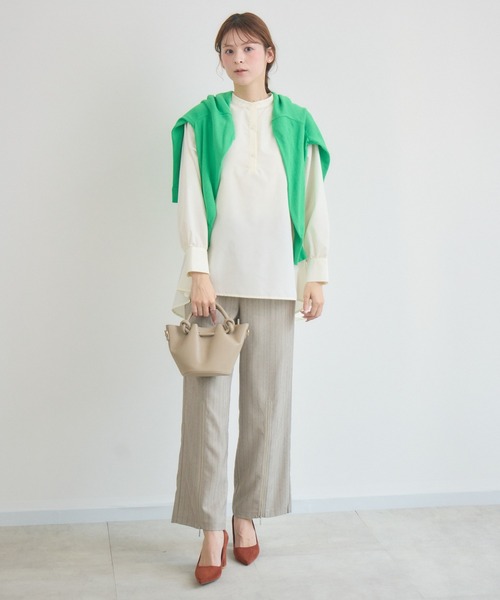 KATHARINE ROSS（キャサリンロス）の「【KATHARINE ROSS】レイヤードシャツ（シャツ/ブラウス・レディース・ライトグレー/オフホワイト/ブルー・MEDIUM）」の10枚目の写真