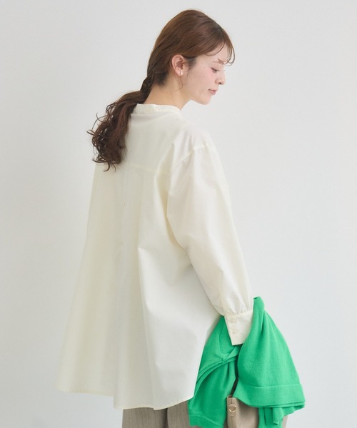 KATHARINE ROSS（キャサリンロス）の「【KATHARINE ROSS】レイヤードシャツ（シャツ/ブラウス・レディース・ライトグレー/オフホワイト/ブルー・MEDIUM）」の5枚目の写真