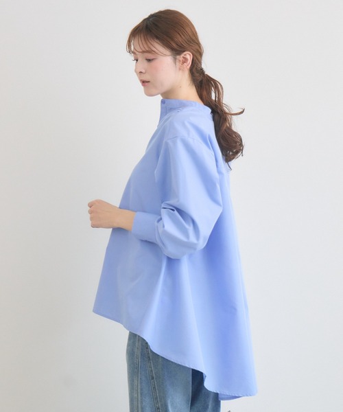 KATHARINE ROSS（キャサリンロス）の「【KATHARINE ROSS】レイヤードシャツ（シャツ/ブラウス・レディース・ライトグレー/オフホワイト/ブルー・MEDIUM）」の18枚目の写真