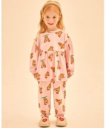 CAREBEARS（ケアベア）の「テンダーハートベア ラブリーインナー上下セット（インナーウェア/肌着）」